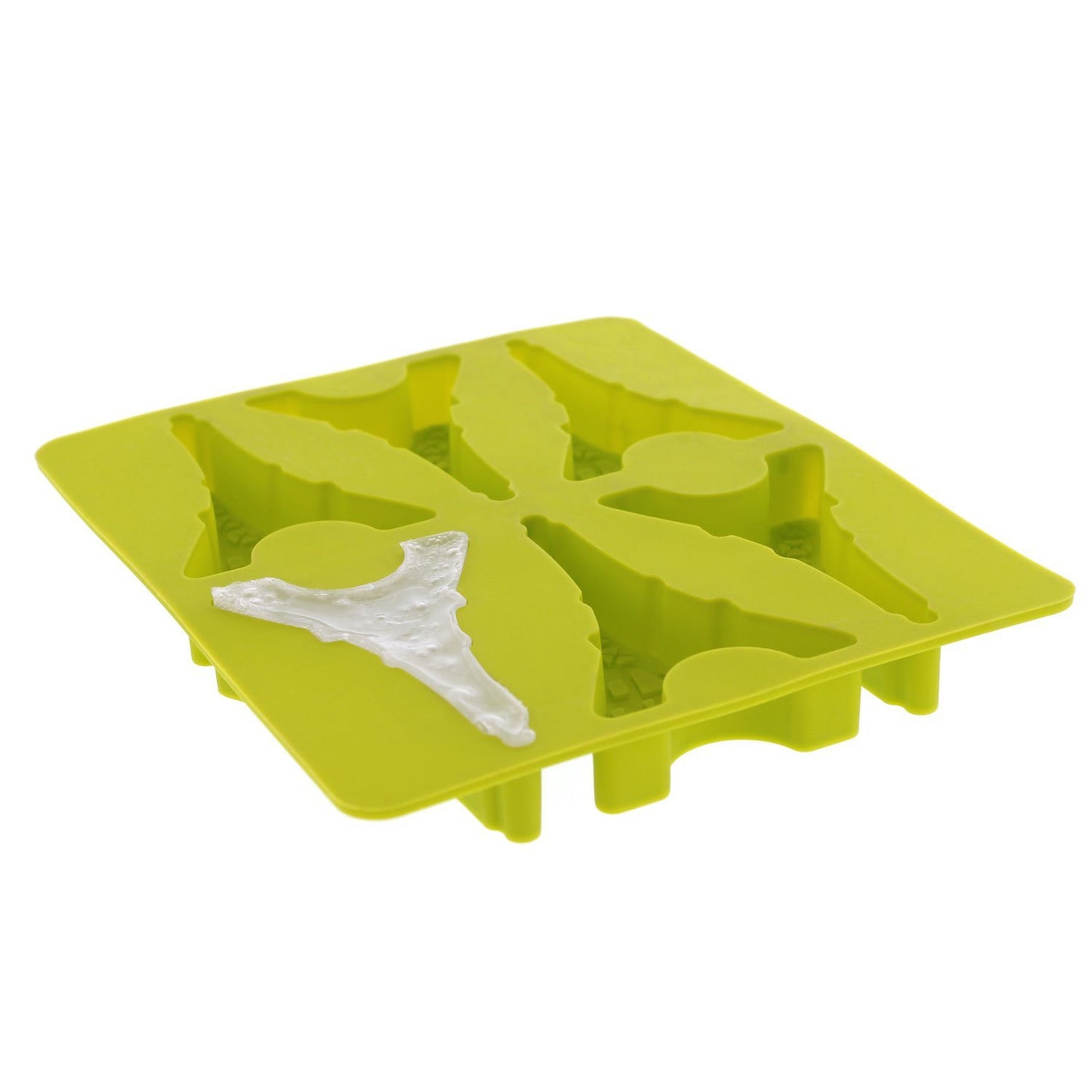 Elbee Home 6-Piece Silicone Eiffel Tower Tray for Making Homemade Ice, Candy, Chocolate, Gummy, Jello, and More