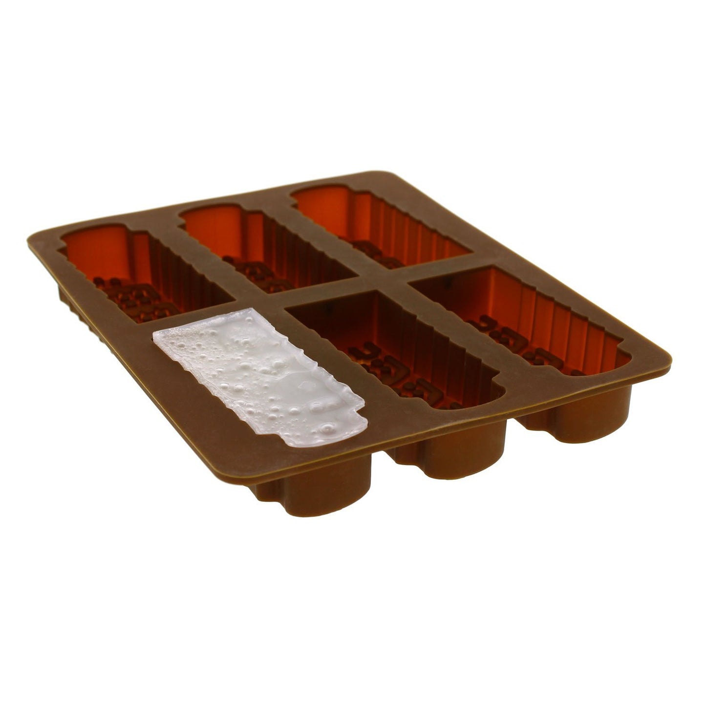 Elbee Home 6-Piece Silicone Leaning Tower of Pisa Tray for Making Homemade Ice, Candy, Chocolate, Gummy, Jello, and More.