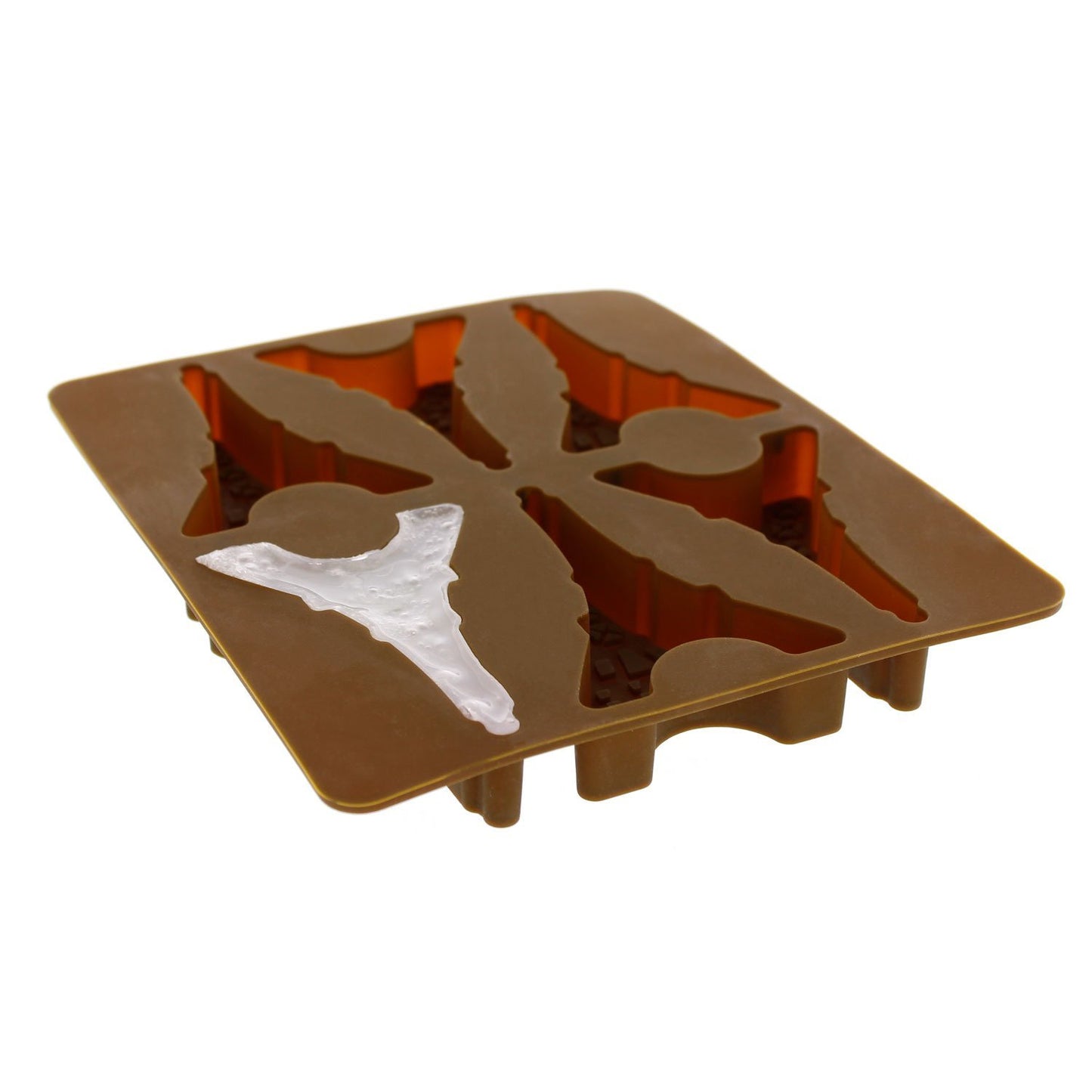 Elbee Home 6-Piece Silicone Eiffel Tower Tray for Making Homemade Ice, Candy, Chocolate, Gummy, Jello, and More