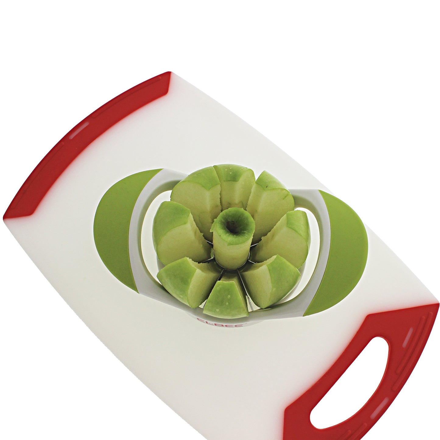 Elbee Apple Corer - Comfortable Grip Apple Slicer - Quality Stainless Steel Blade Makes 8 Slices