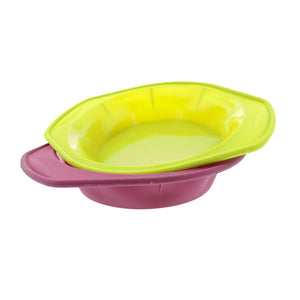 Elbee Home Reinforced Silicone Pie Pan Set, Great for Pies, Cake, Quic